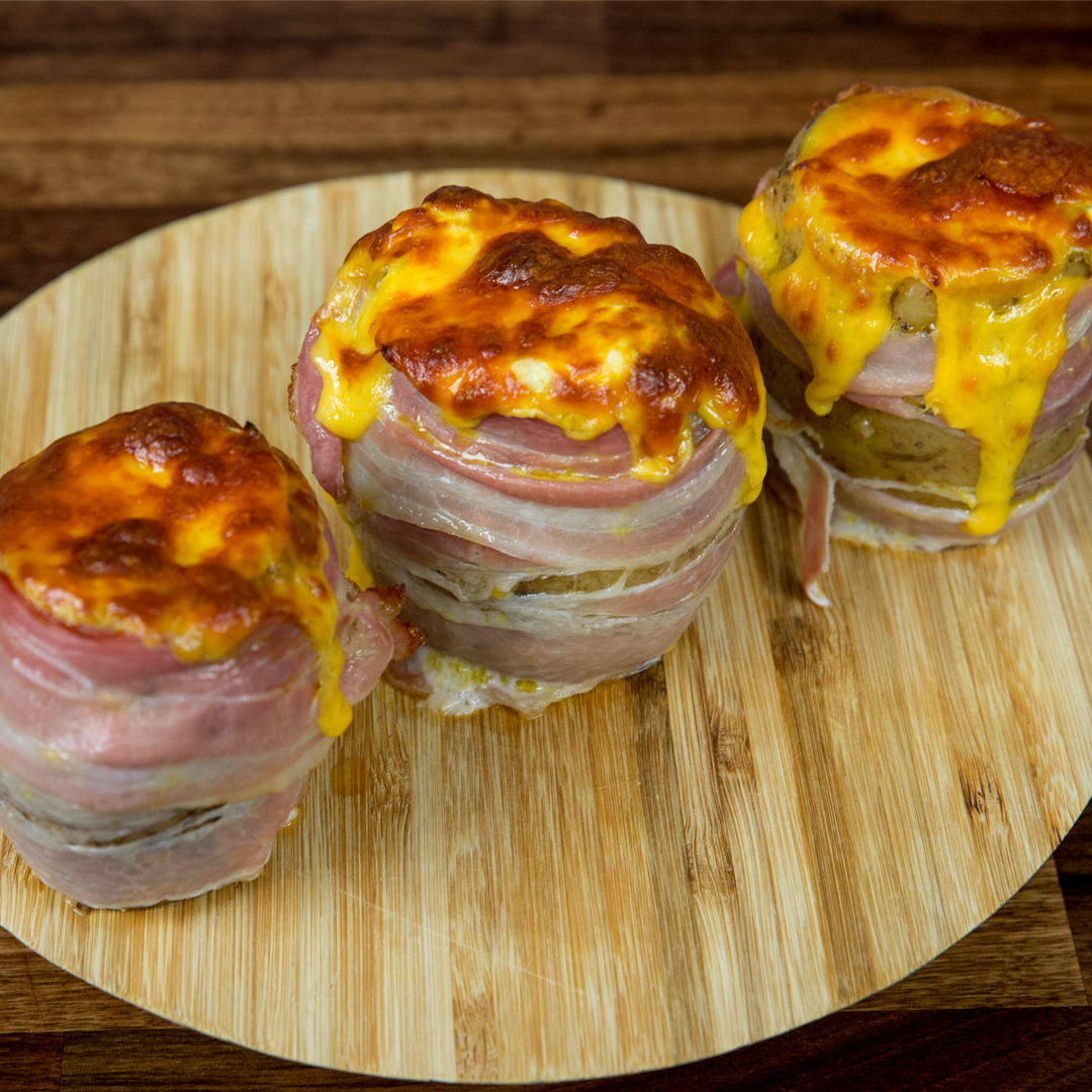 BaconWrapped Chicken with Fried Sweet Potatoes So Delicious BaconWrapped Chicken with Fried Sweet Potatoes So Delicious