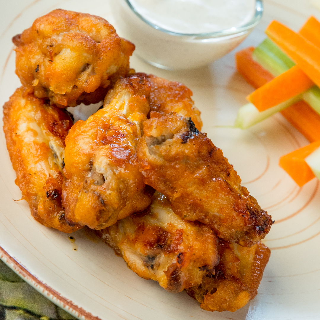 Roasted Chicken Wings and Thighs with Potatoes So Delicious