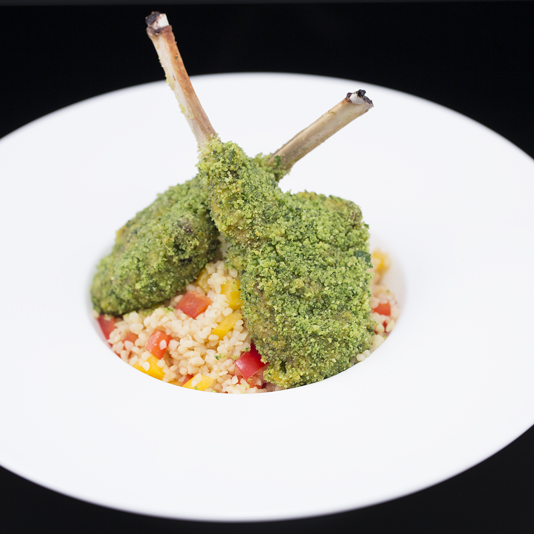 Parsley Crusted Rack of Lamb So Delicious