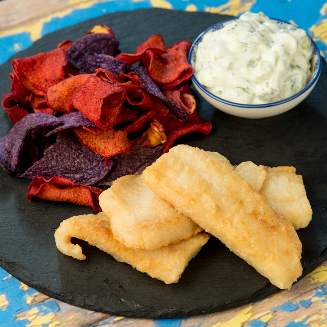 Fish and Chips with Dill and Mayo Dip So Delicious