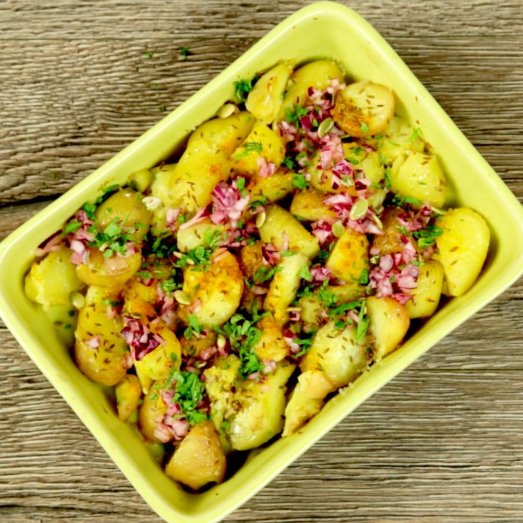 Turmeric Roasted Potatoes - So Delicious