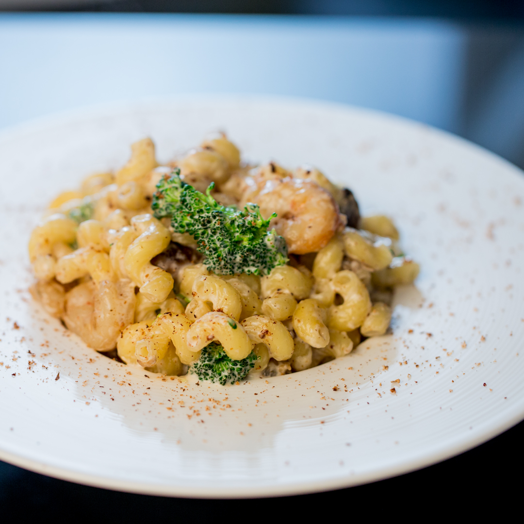 Shrimp and Mushroom Pasta So Delicious