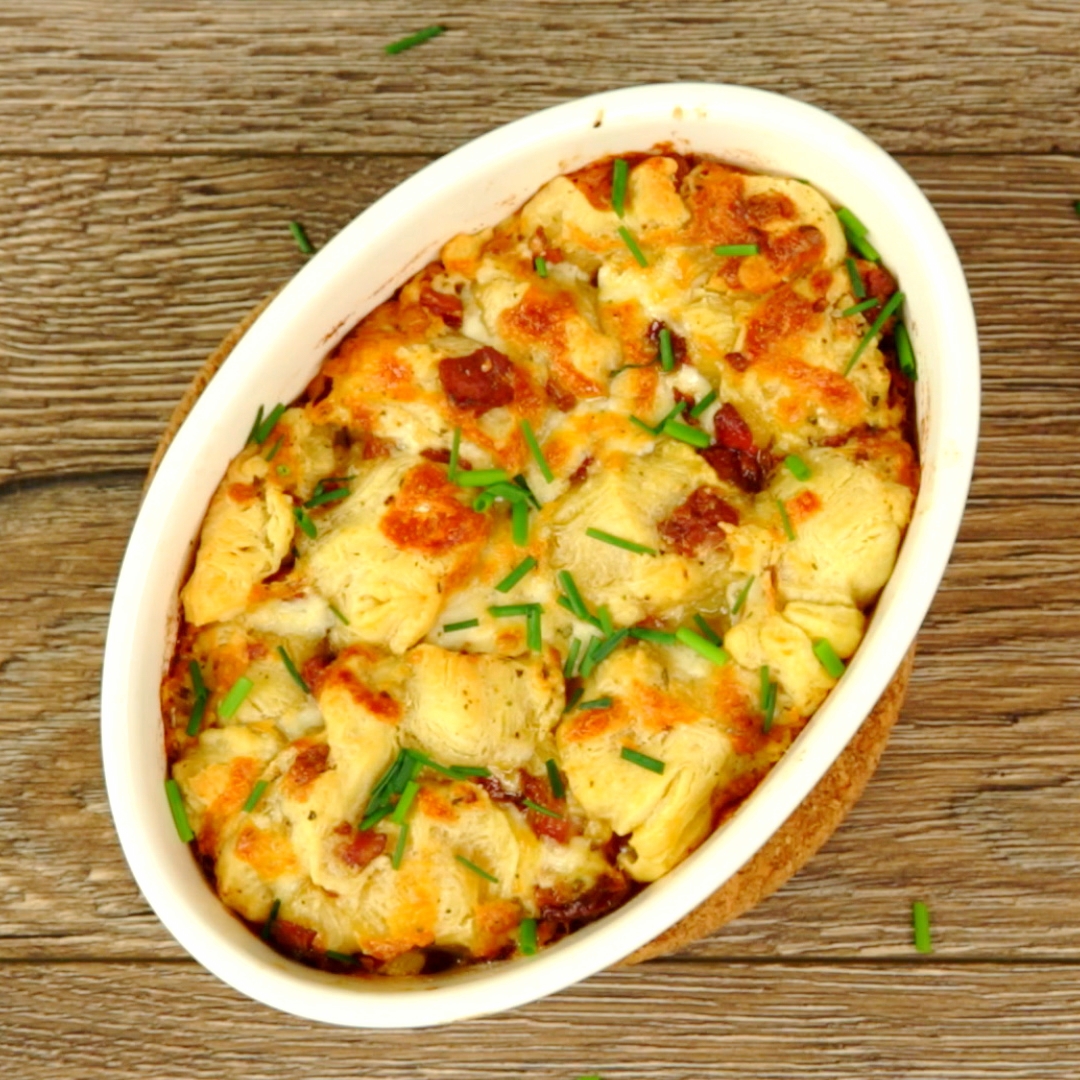 Kielbasa and Mozzarella Casserole So Delicious