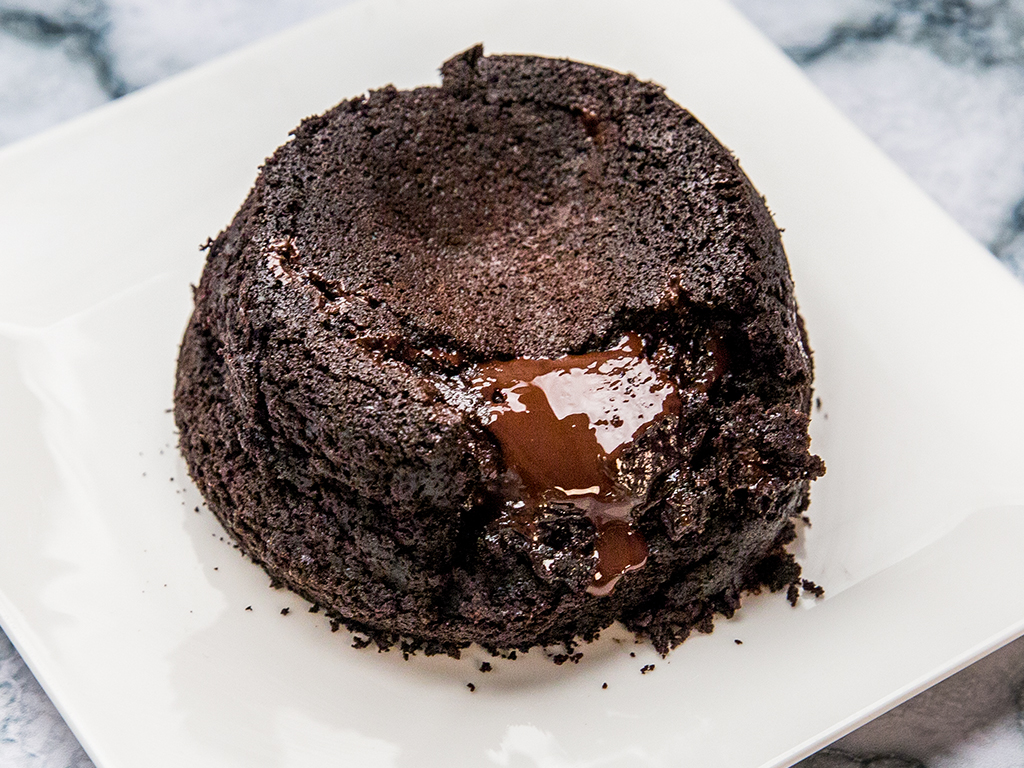 Healthy Dark Chocolate Lava Cake Healthy Dark Chocolate Lava Cake
