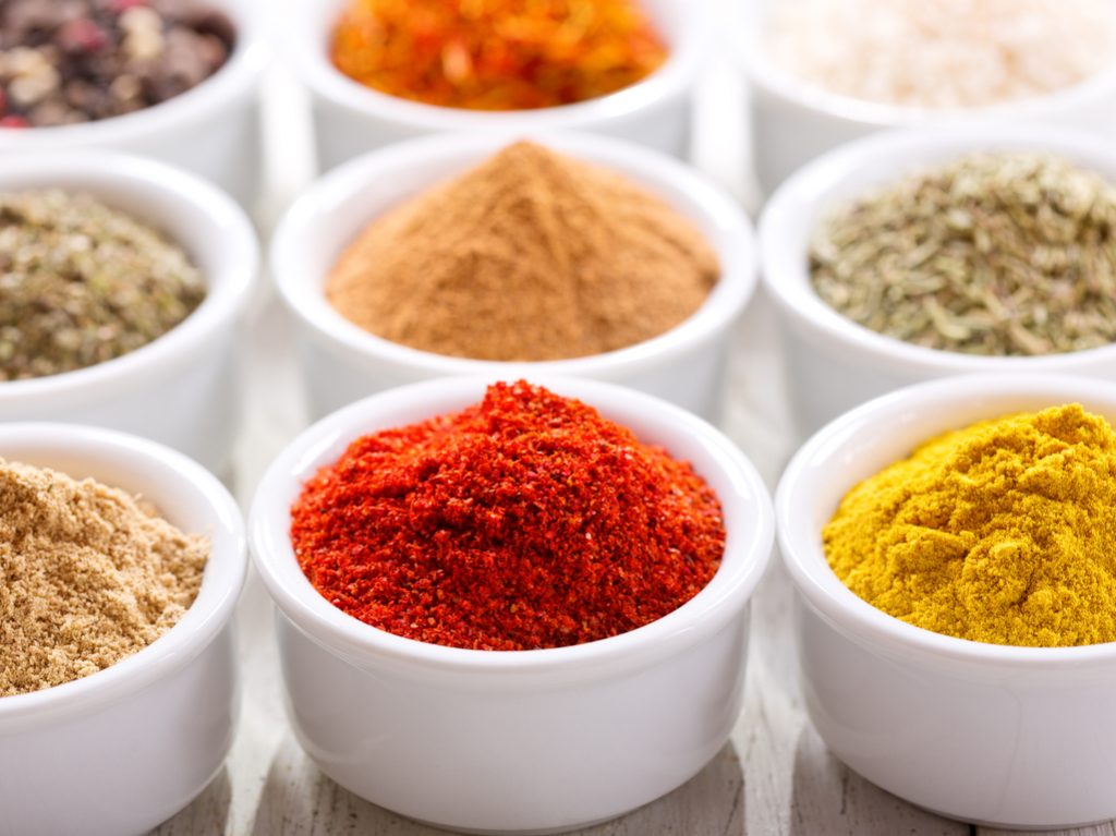 Perishable foods spices